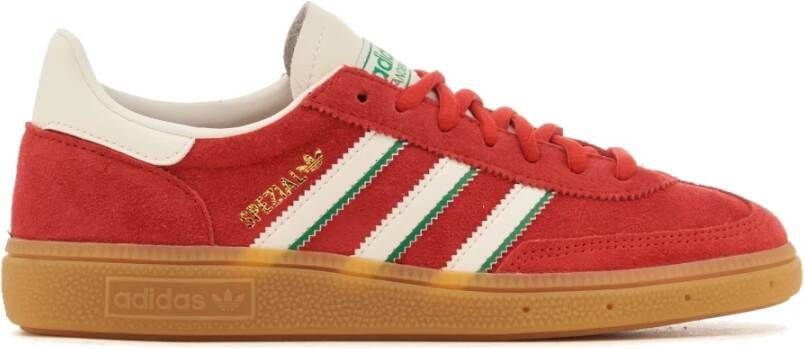 Adidas Rode Spezial Sneakers met Leren Details Red Heren