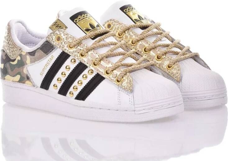 Adidas Handgemaakte Camo Gouden Sneakers Multicolor Dames