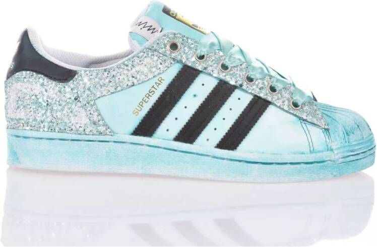 Adidas Handgemaakte Lichtblauwe Sneakers Vrouwen Multicolor Dames