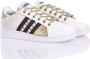 Adidas Handgemaakte Wit Champagne Goud Sneakers White Dames - Thumbnail 1