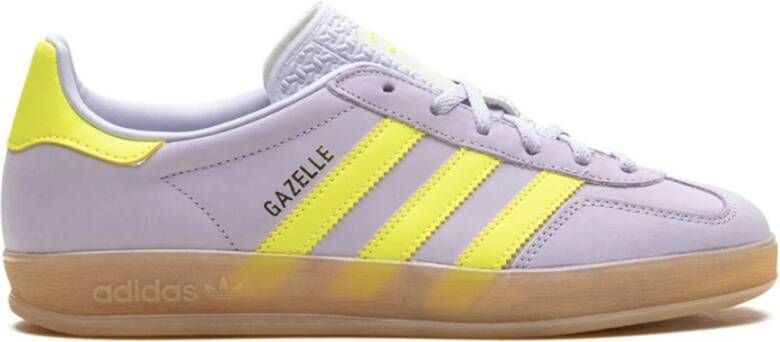 Adidas Indoor Gazelle Sneakers Zilver Geel Multicolor Dames