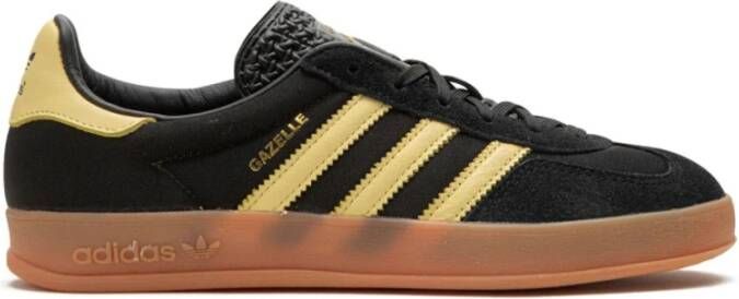 Adidas Indoor Gazelle Sneakers Zwart Geel Gum Black Heren