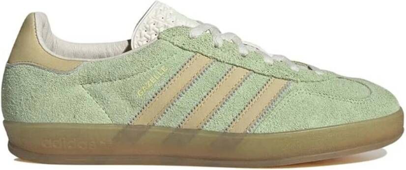 Adidas Originals Gazelle Indoor Semi Green Spark Almost Yellow Cream White- Semi Green Spark Almost Yellow Cream White