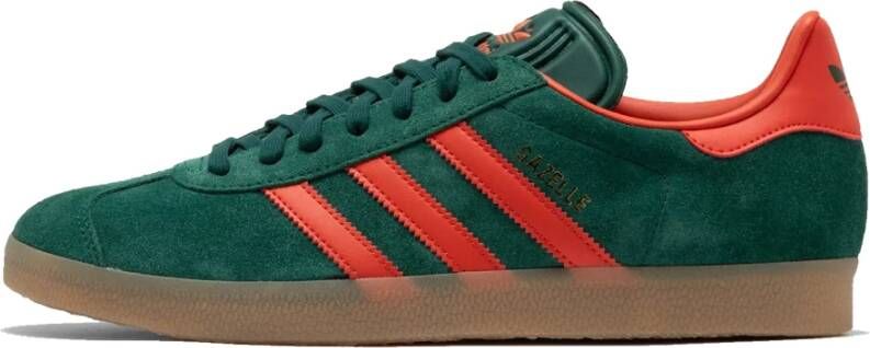 Adidas Klassieke Gazelle Sneakers Collegiate Green Preloved Red Green Heren