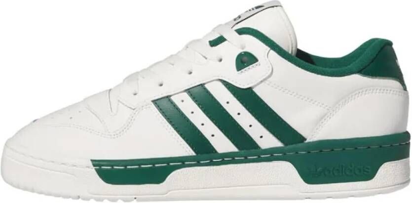 Adidas Lage Sneakers Wit Groen White Heren