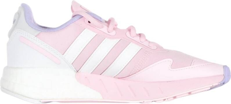 Adidas ZX 1K Boost Schoenen Clear Pink Cloud White Violet Tone Dames