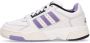 Adidas Lage Top Tennis Sneaker Wit Lila White Dames - Thumbnail 1