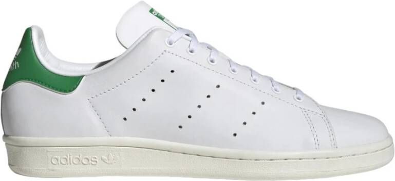 Adidas Leren Sneakers met Bedrukt Logo White
