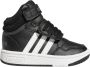 Adidas Sportswear Hoop Mid sneakers zwart wit grijs Imitatieleer 21 - Thumbnail 2