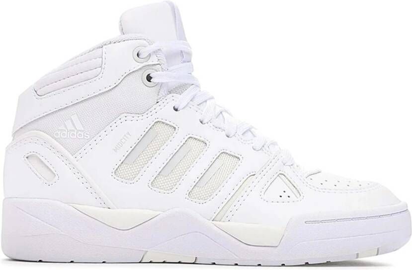 Adidas Witte Street Sneakers Geïnspireerd door Basketbal White