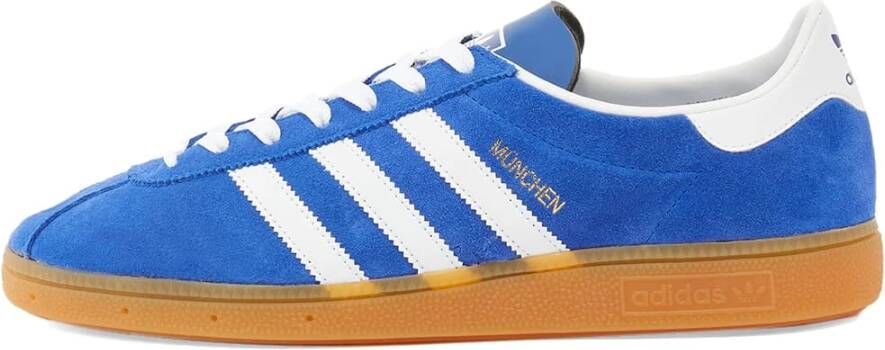 Adidas Munich Fv1190 Royal Blue Sneakers Blue Heren