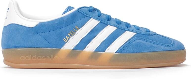 Adidas Originals Gazelle Indoor Blue Bird Cloud White Gum- Blue Bird Cloud White Gum