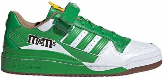 Adidas Originals M& M'S Brand Forum Low 84 Schoenen Green White Eqt Yellow - Schoenen.nl