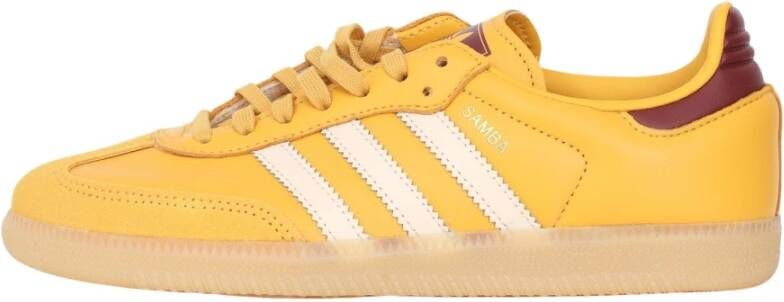 Adidas Originals Gele Samba OG Sneakers voor Yellow Schoenen