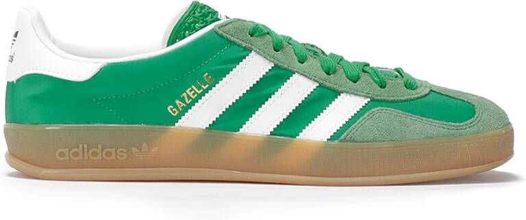 adidas Originals Groene Gazelle Sneakers met Suède Details Green Heren