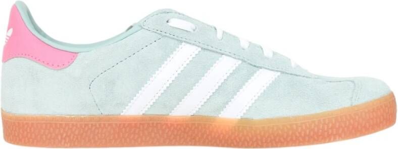 Adidas Originals Gazelle Junior Hazy Green Cloud White Bliss Pink Hazy Green Cloud White Bliss Pink