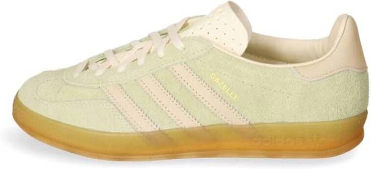 Adidas Originals Gazelle Indoor Semi Green Spark Almost Yellow Cream White- Semi Green Spark Almost Yellow Cream White