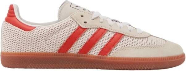 Adidas Originals Los Angeles Voetbal Geïnspireerde Sneakers Beige Heren