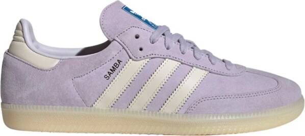 Adidas Originals Los Angeles Voetbal Geïnspireerde Sneakers Purple Heren