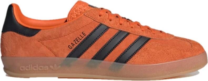 Adidas Originals Retro Gazelle Indoor Sneaker Orange Black Gum Orange Heren