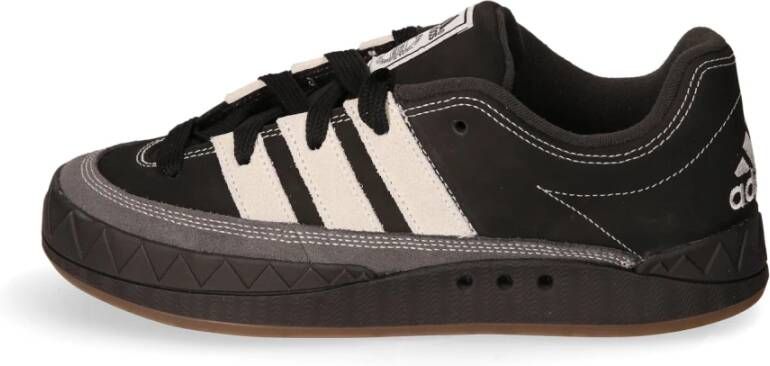 Adidas Originals Retro Nubuck Sneaker met 3 Strepen Black Heren