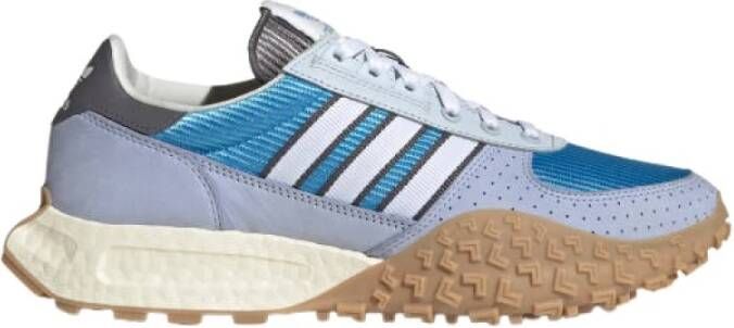 Adidas Blauwe Dawn Lage Sneaker met Boost Tussenzool Blue Heren