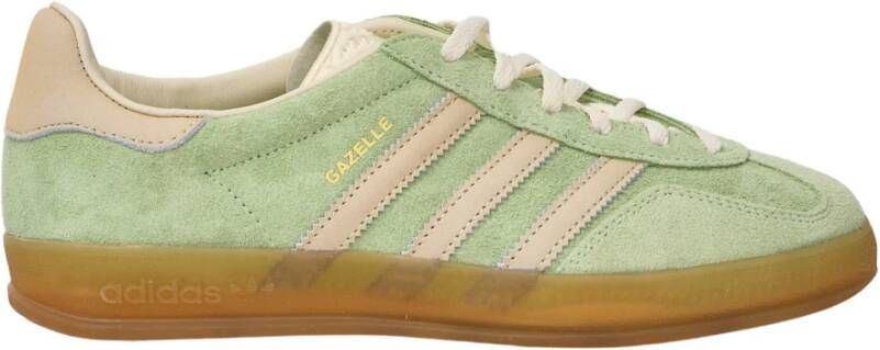 Adidas Originals Gazelle Indoor Semi Green Spark Almost Yellow Cream White- Semi Green Spark Almost Yellow Cream White