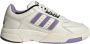 Adidas Lage Top Tennis Sneaker Wit Lila White Dames - Thumbnail 8