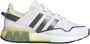 Adidas Originals ZX 2K Boost Pure Schoenen Cloud White Grey Five Pulse Yellow Dames - Thumbnail 1