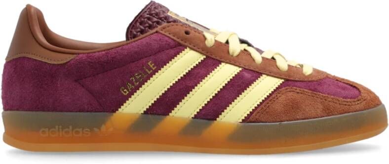 Adidas Originals Gazelle Indoor Maroon Almost Yellow Preloved Brown- Maroon Almost Yellow Preloved Brown