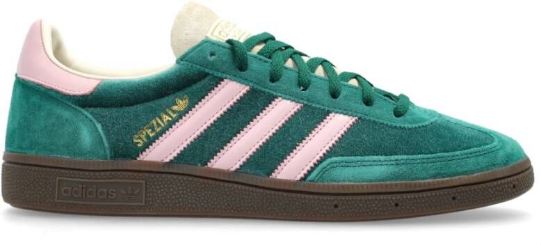 Adidas Originals Handball Spezial Dames Collegiate Green Clear Pink Cream White- Dames Collegiate Green Clear Pink Cream White