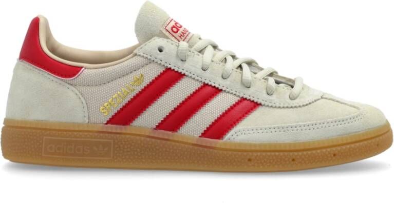 Adidas Originals Handball Spezial Putty Grey Team Victory Red Wonder Beige- Putty Grey Team Victory Red Wonder Beige