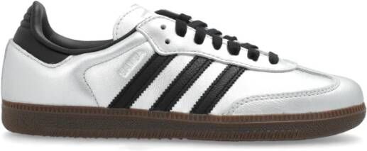 Adidas Lage nubuck sneakers met zwarte strepen Meerkleurig Dames