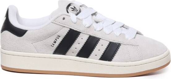 adidas Originals Suède Sneakers Kristal Wit Zwart Off Gray Dames