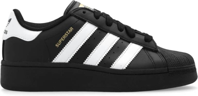 Adidas Originals Superstar Xlg Sneaker Superstar Dames core black ftwr white gold met. maat: 38 beschikbare maaten:36 2 3 37 1 3 38 2 3 39 1