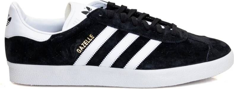 Adidas Originals Zwarte Suède Lage Sneakers Black Heren