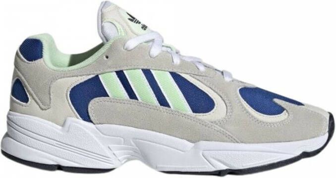 oorsprong Vrijgekomen Hamburger Adidas Yung-1 Sneakers 1 3 Mannen crème navy licht groen wit - Schoenen.nl