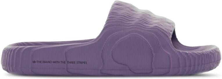 Adidas Paarse Adilette 22 Slippers Purple Heren
