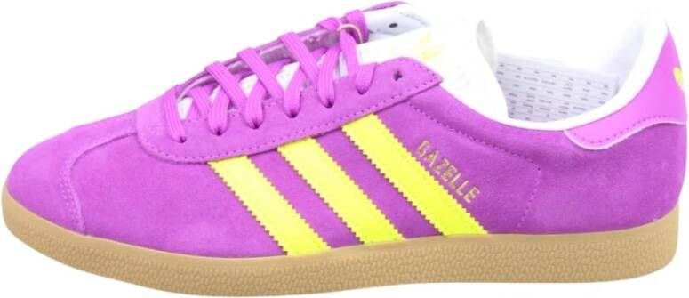 Adidas Paarse Burst Zonnegele Sneakers Purple Dames