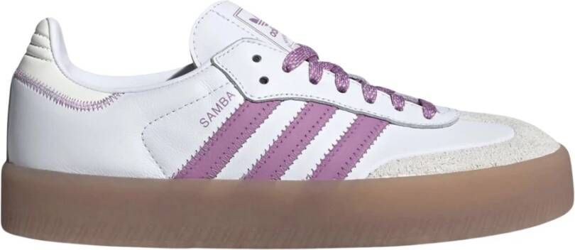 Adidas Paarse Sambae Limited Edition Sneaker White Dames