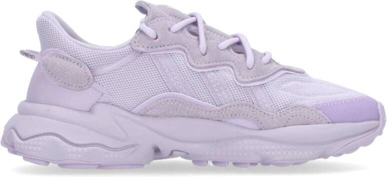 Adidas Paarse Tint Lage Sneaker met Tubulaire Ondersteuning Purple Dames