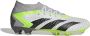 Adidas Predator Accuracy.2 Gras Voetbalschoenen (FG) Wit Grijs Felgeel Zwart - Thumbnail 2