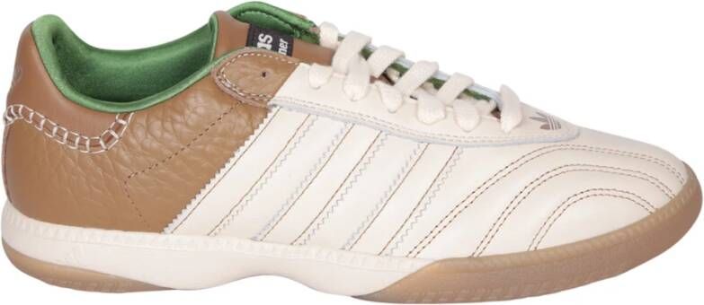 Adidas Premium Beige Leren Sneakers Beige Heren