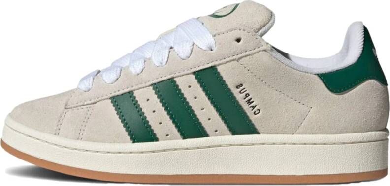 Adidas Retro Campus Donkergroene Sneaker Beige Dames