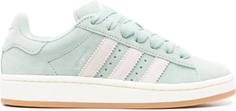 Adidas Retro Campus Sneakers Groen Wit Blauw Blue Dames