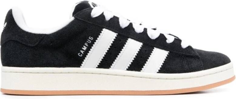 Adidas Retro Campus Sneakers Zwart Wit Black Unisex