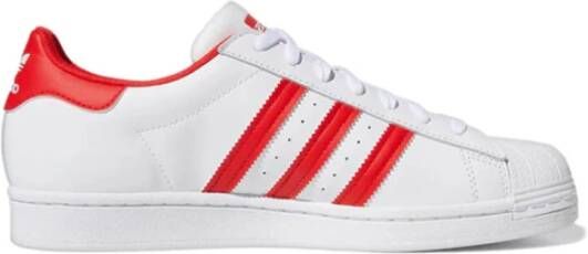 Adidas Originals Superstar Schoenen Cloud White Vivid Red Cloud White Heren