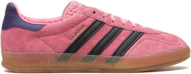 Adidas Roze Suède Sneakers met 3-Stripes Pink Dames