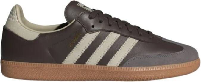 Adidas Samba Bruine Leren Sneakers Brown Heren