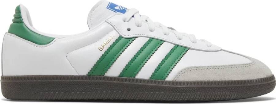 Adidas Samba OG White Green Sneakers White Heren